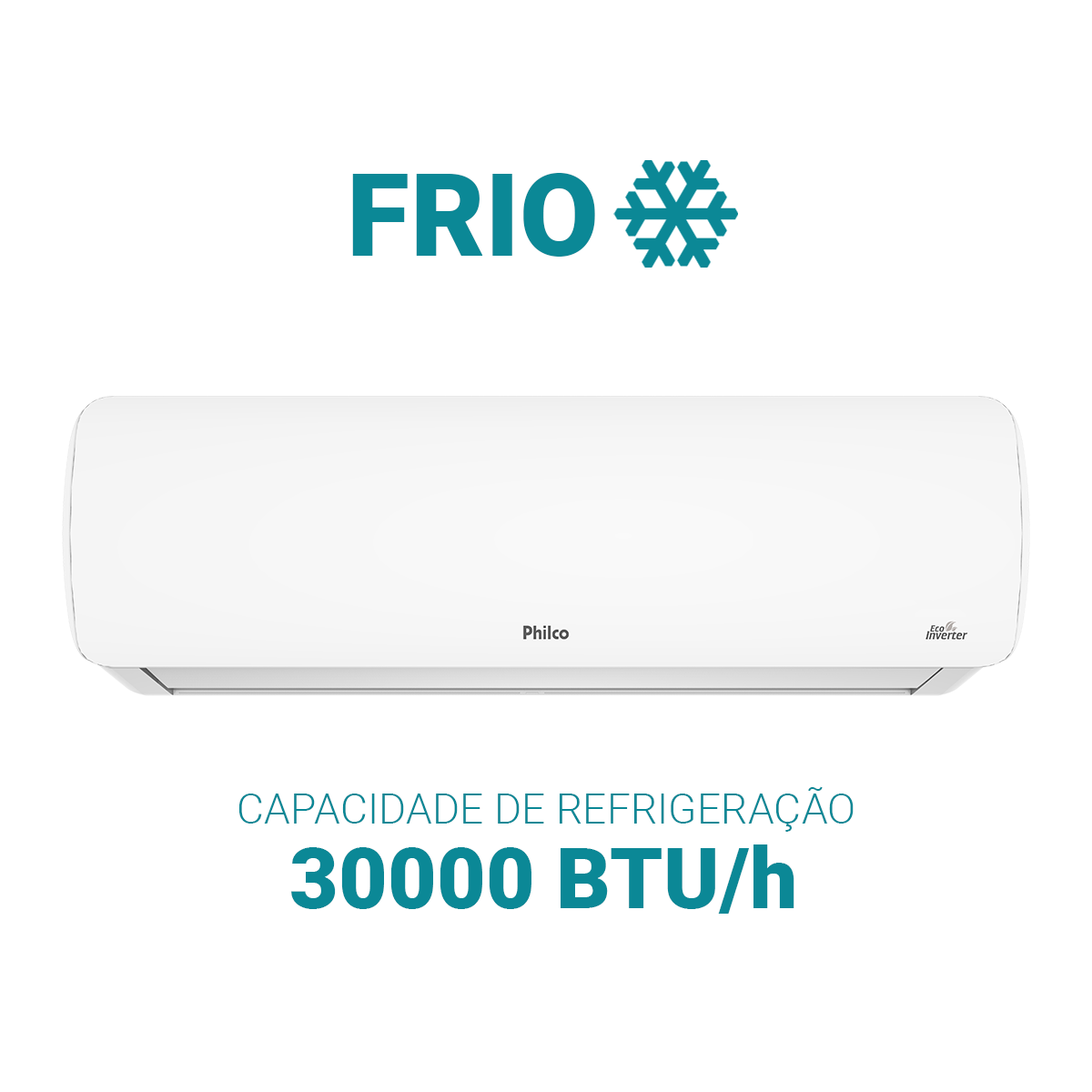 Ar-Condicionado Philco Split Inverter 30000BTUs Frio PAC30FC