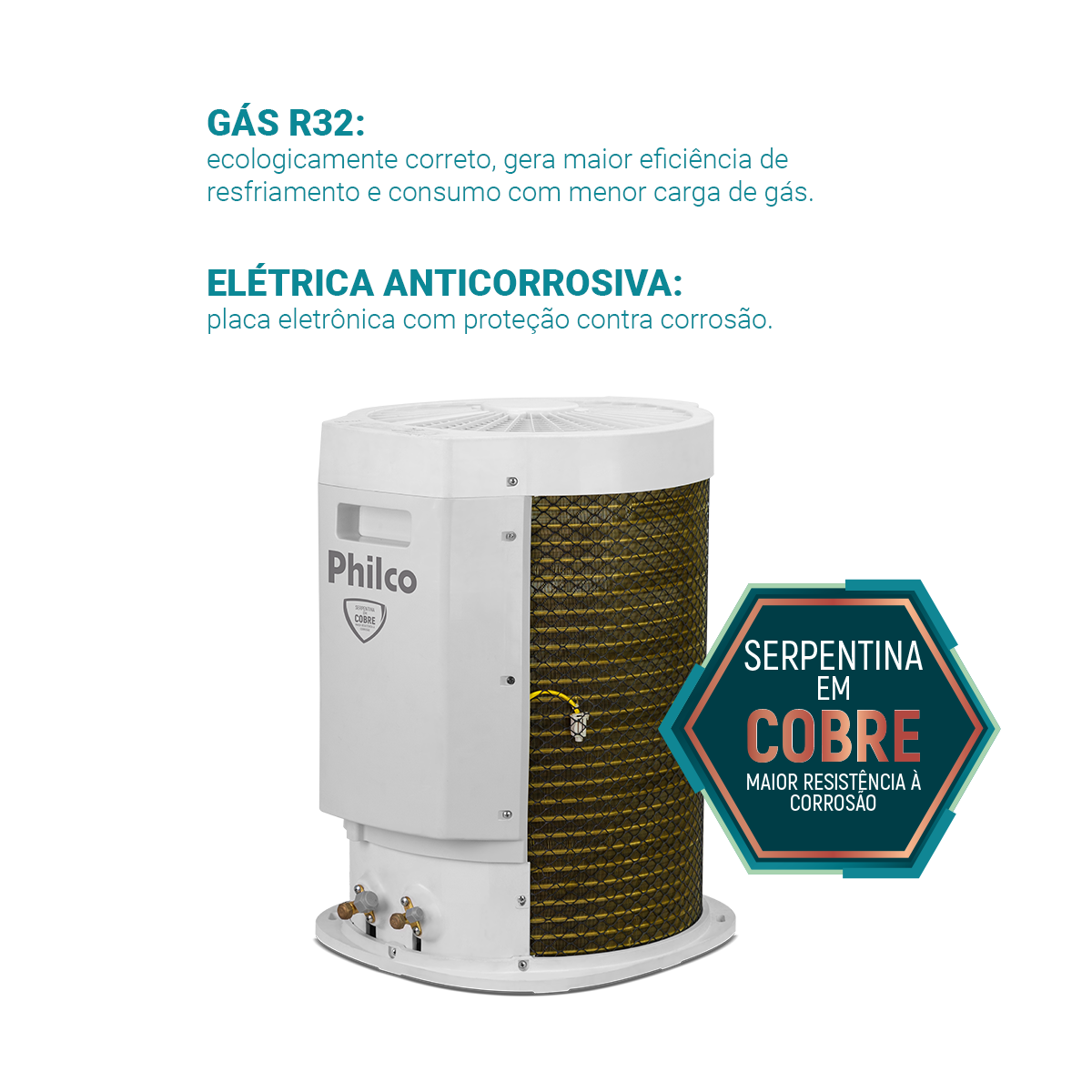 Ar-Condicionado Philco Split Inverter 30000BTUs Frio PAC30FC