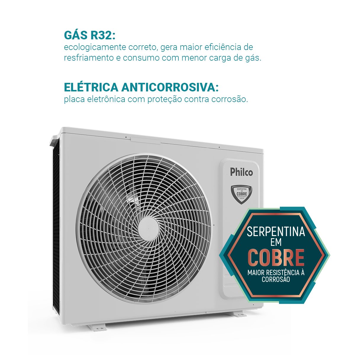 Ar-Condicionado Split Inverter 36000BTUs Philco PAC36QC
