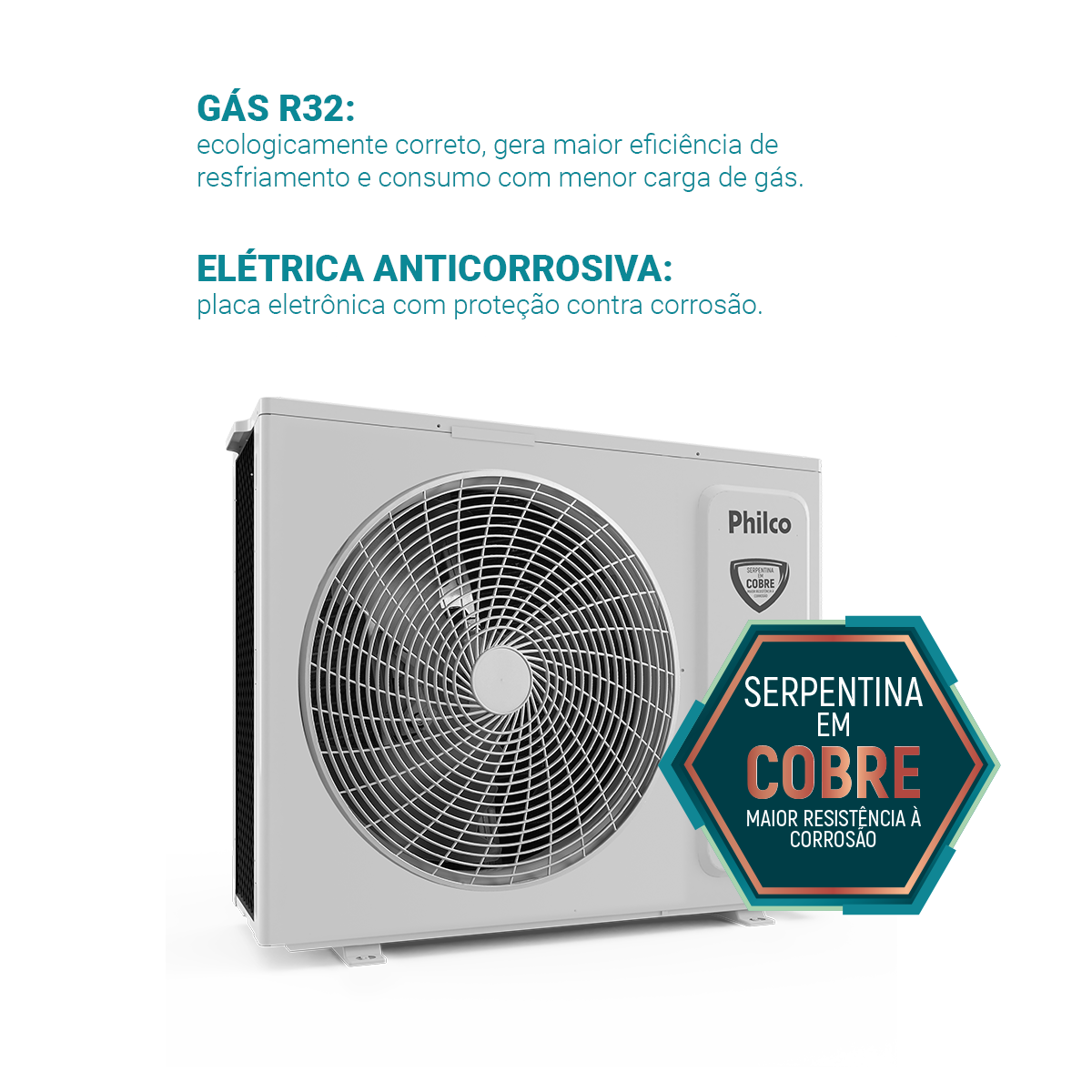 Ar-Condicionado Inverter 24000BTUs Philco PAC24QB