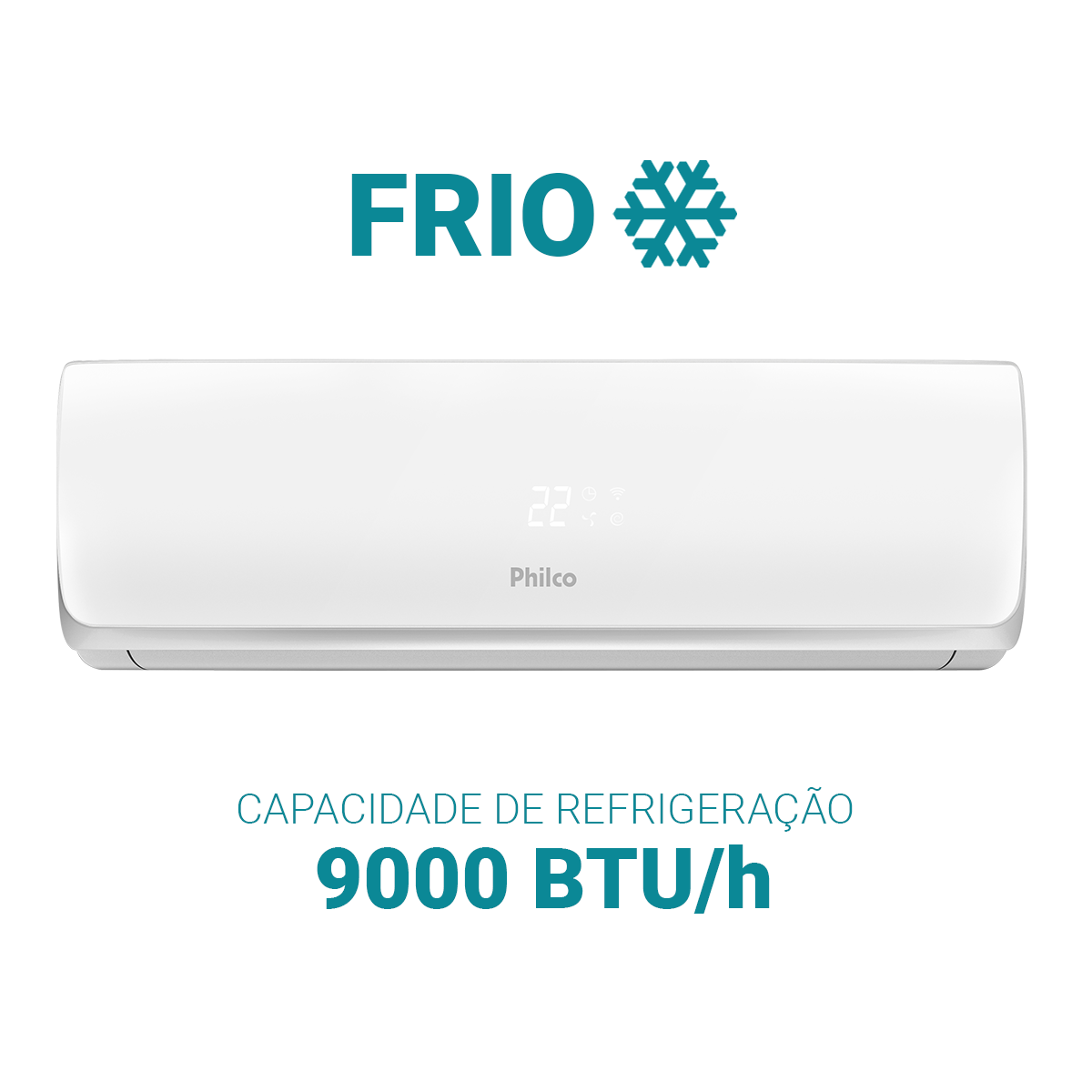 Ar-Condicionado Philco Split 9000BTUs Frio PAS9FT