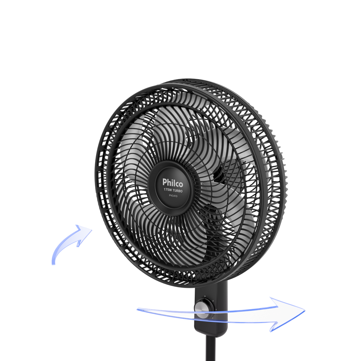 Ventilador de Coluna Philco 6 Pás de 40cm 175W PVC41D