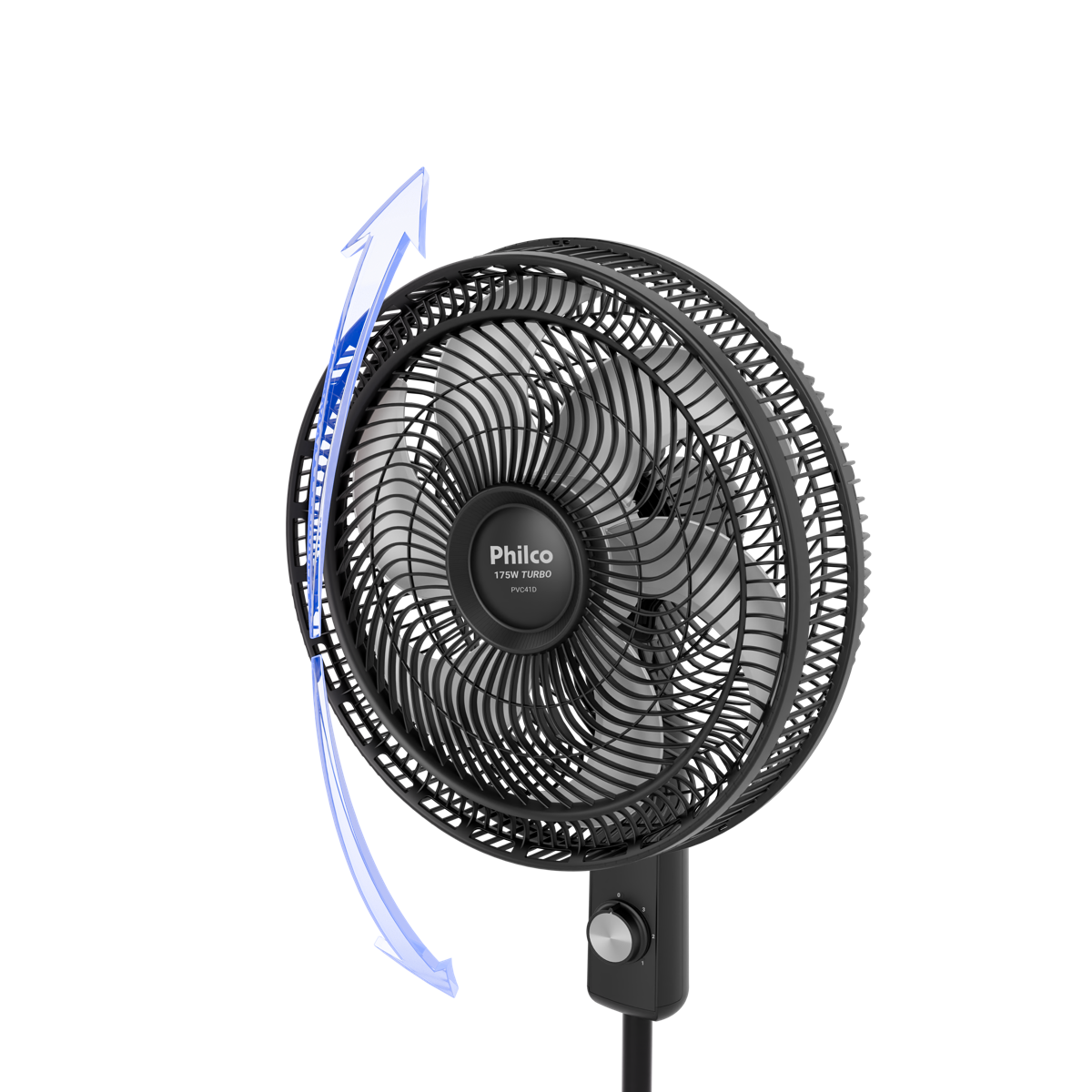Ventilador de Coluna Philco 6 Pás de 40cm 175W PVC41D