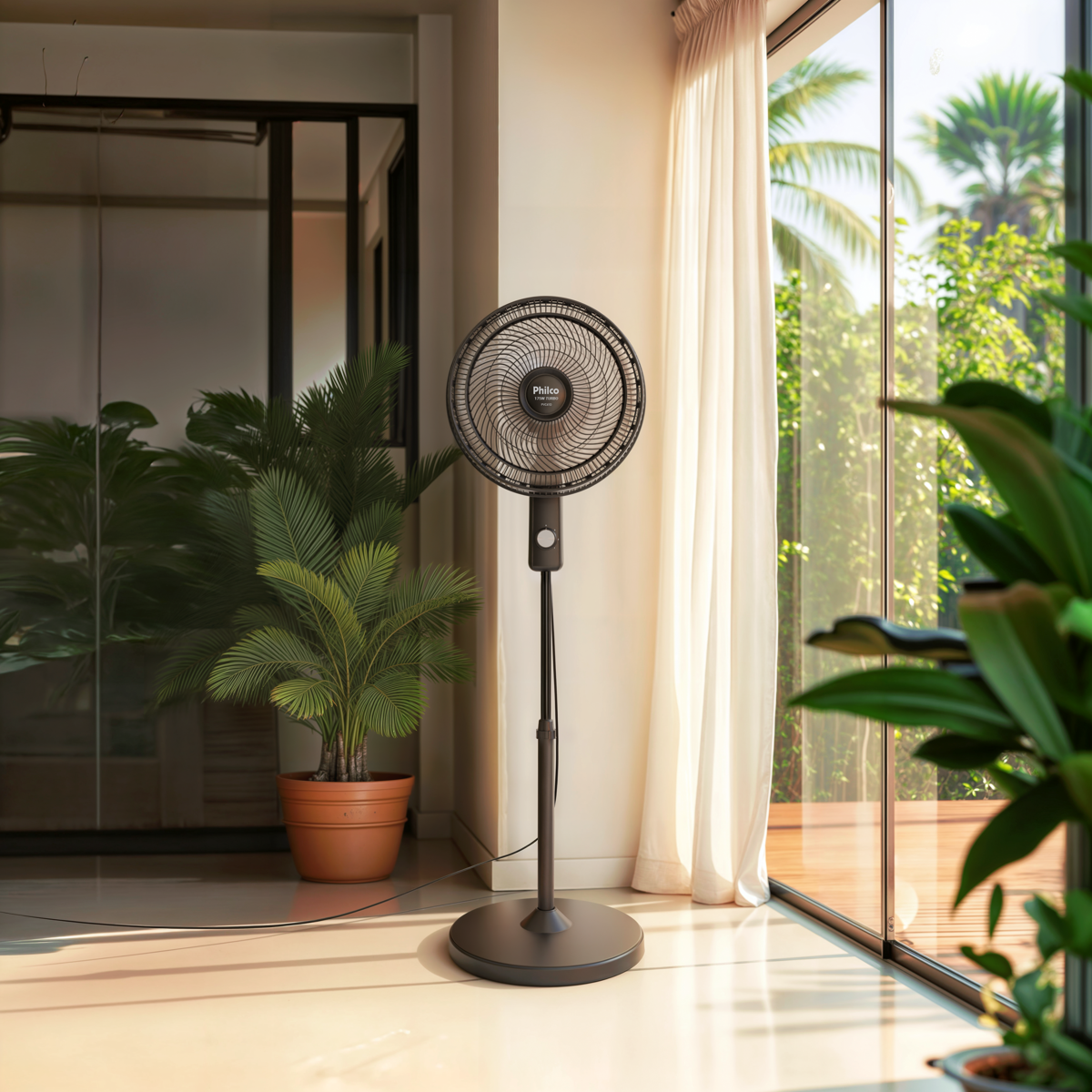 Ventilador de Coluna Philco 6 Pás de 40cm 175W PVC41D