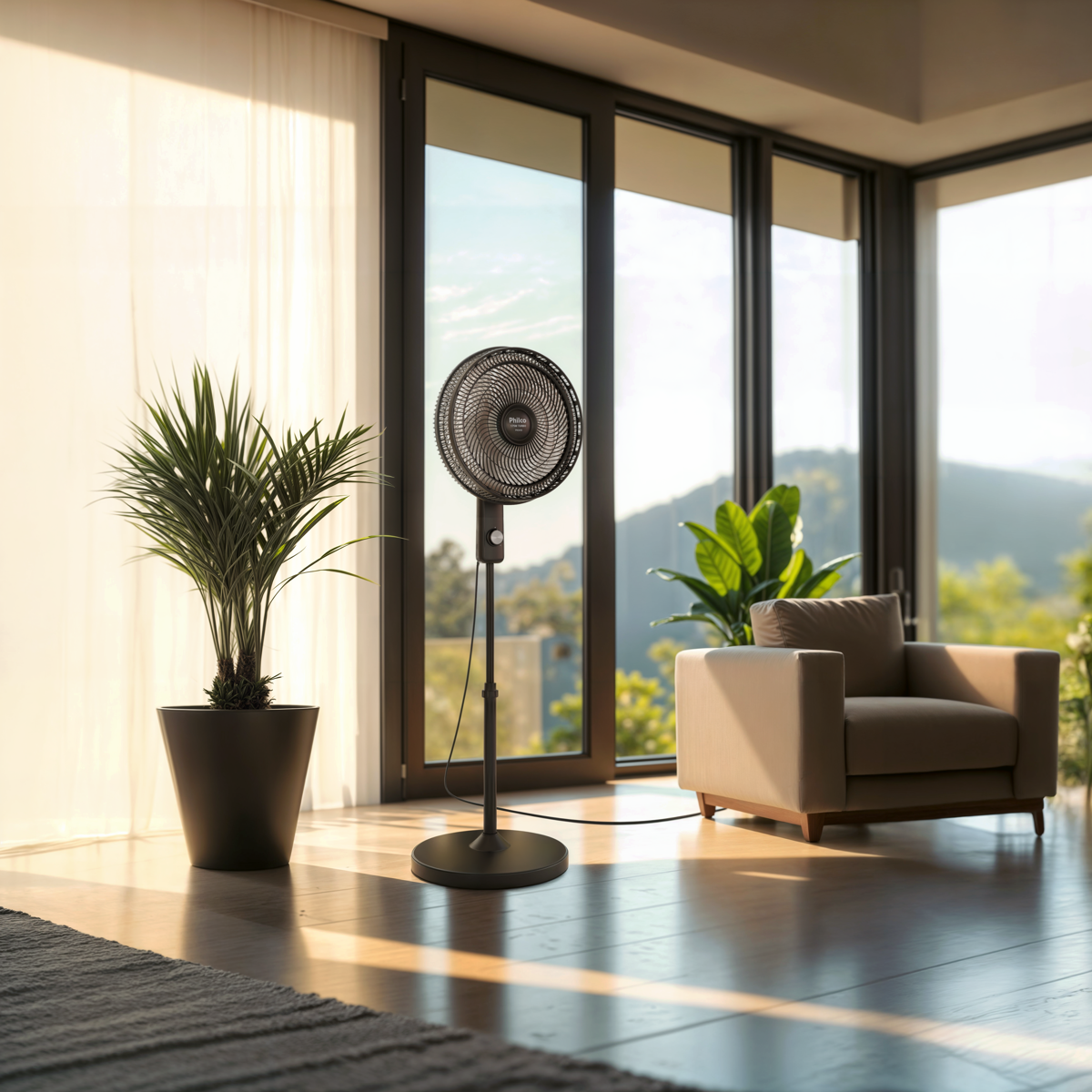 Ventilador de Coluna Philco 6 Pás de 40cm 175W PVC41D